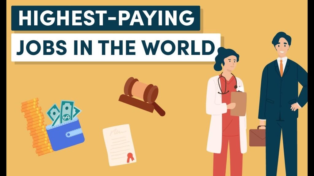 Highest paying jobs in the world 